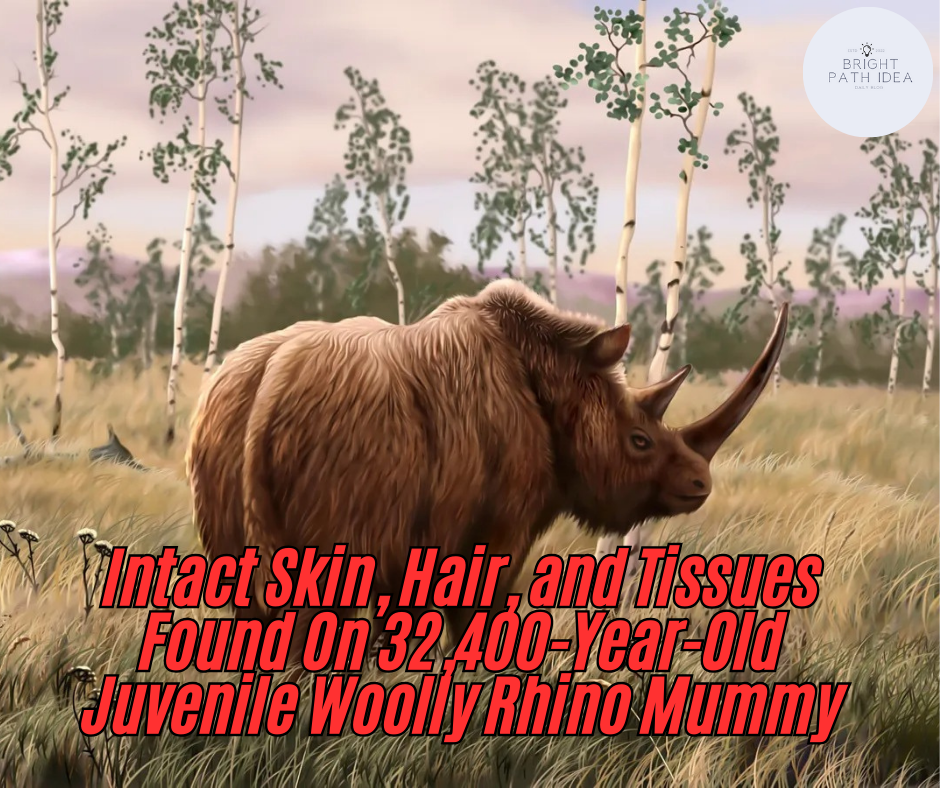 Intact Skin, Hair, and Tissues Found On 32,400-Year-Old Juvenile Woolly Rhino Mummy